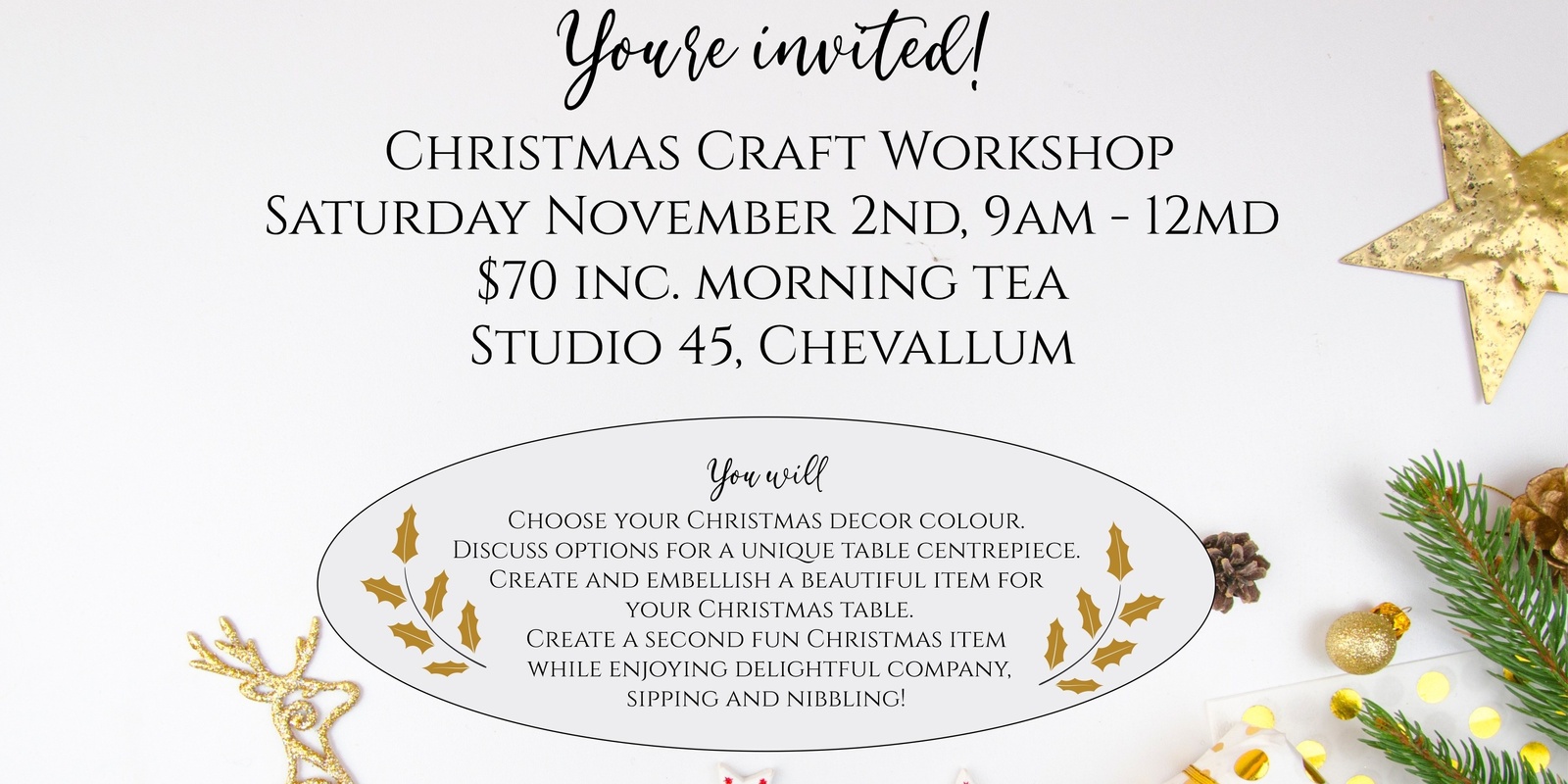 Banner image for Christmas Craft Workshop