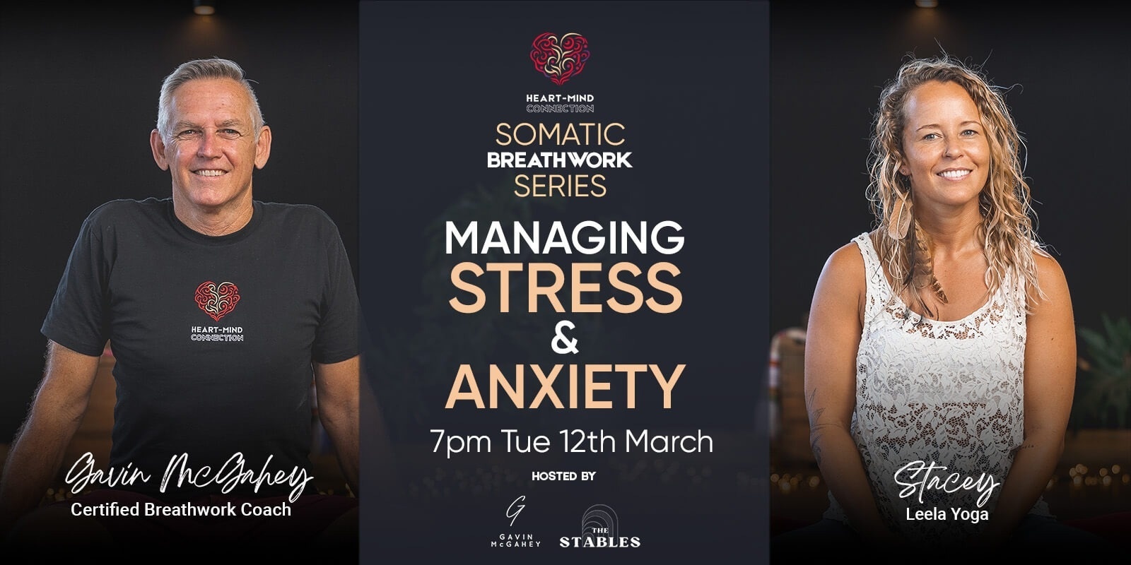 Banner image for Heart-Mind Connection Somatic Breathwork Series - Week 5 "Managing Stress & Anxiety"