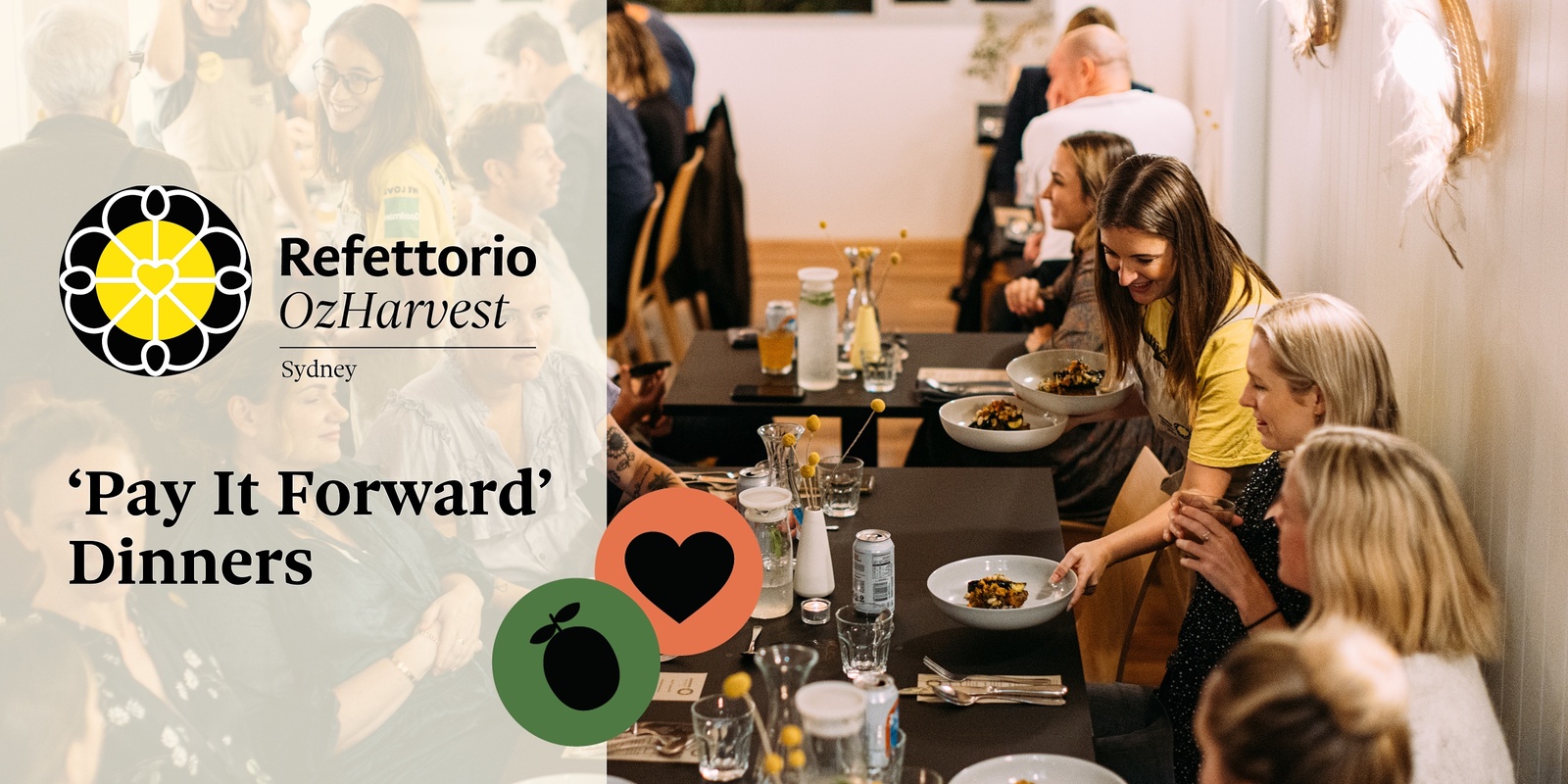 Banner image for Refettorio Pay It Forward Dinner | Thursday 13th March, 2025