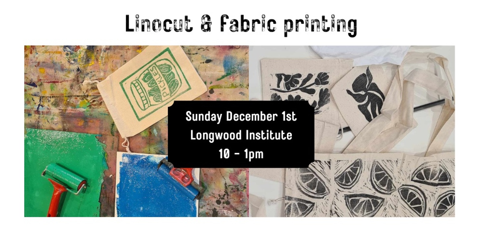 Banner image for Beginners Linocut for fabric printing