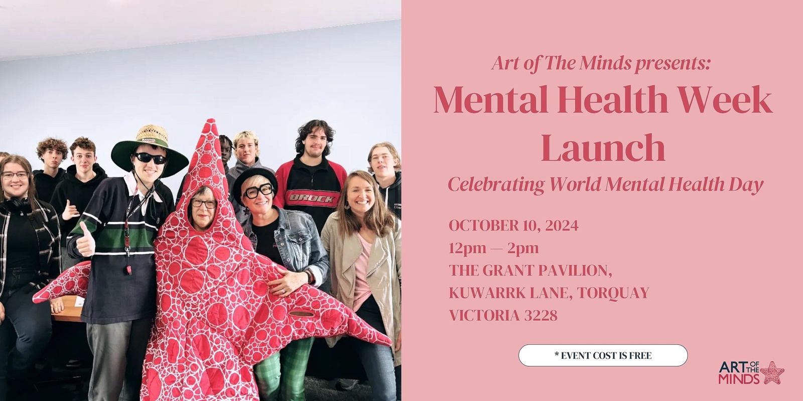 Banner image for Mental Health Week Launch - Hosted by Art of The Minds