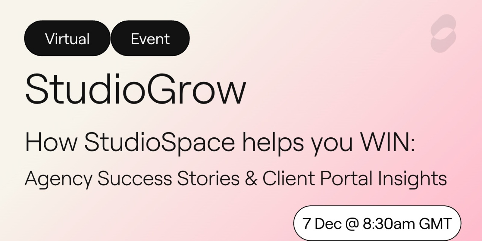 Banner image for How StudioSpace helps you WIN: Agency Success Stories & Client Portal Insights