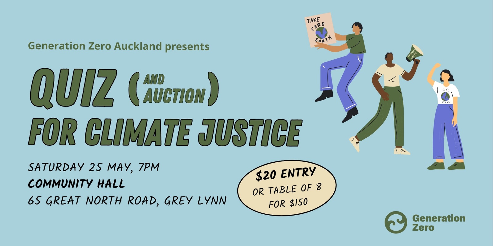Banner image for Quiz (and Auction) for Climate Justice