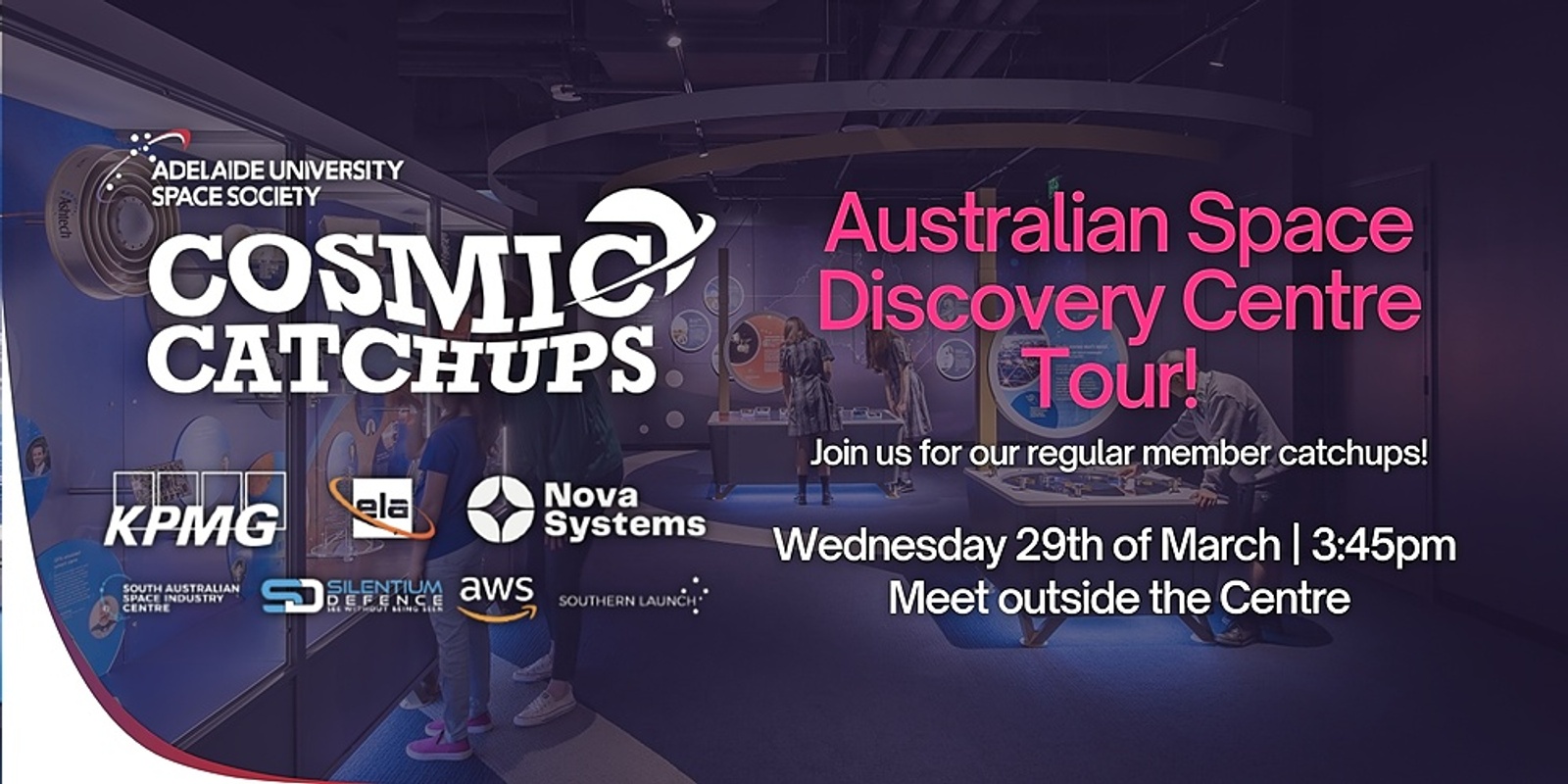 Banner image for Cosmic Catch-up: Australian Space Discovery Centre Tour