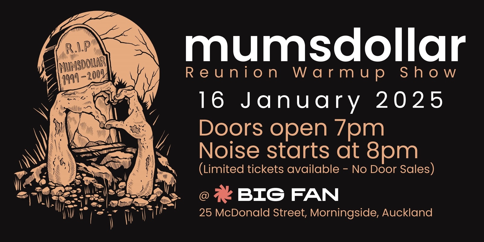 Banner image for Mumsdollar Reunion Warm-up Show