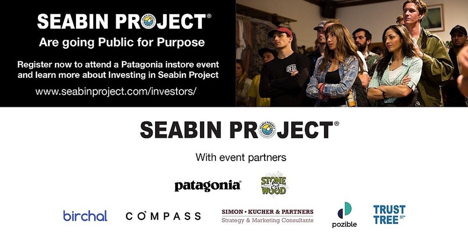 Banner image for Seabin Project - Byron Bay - Going Public For Purpose