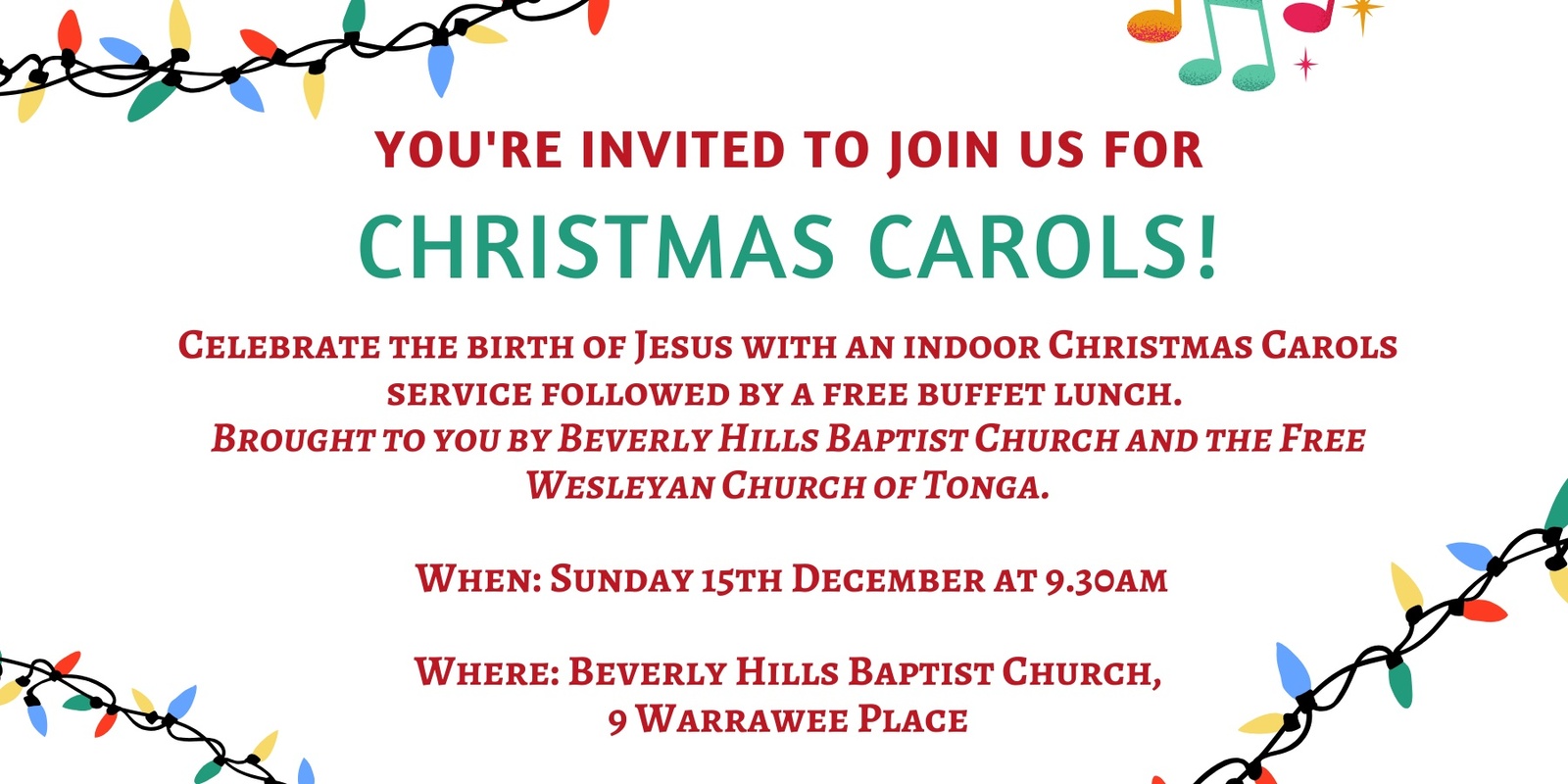 Banner image for Tongan-style Christmas Service + Free Feast