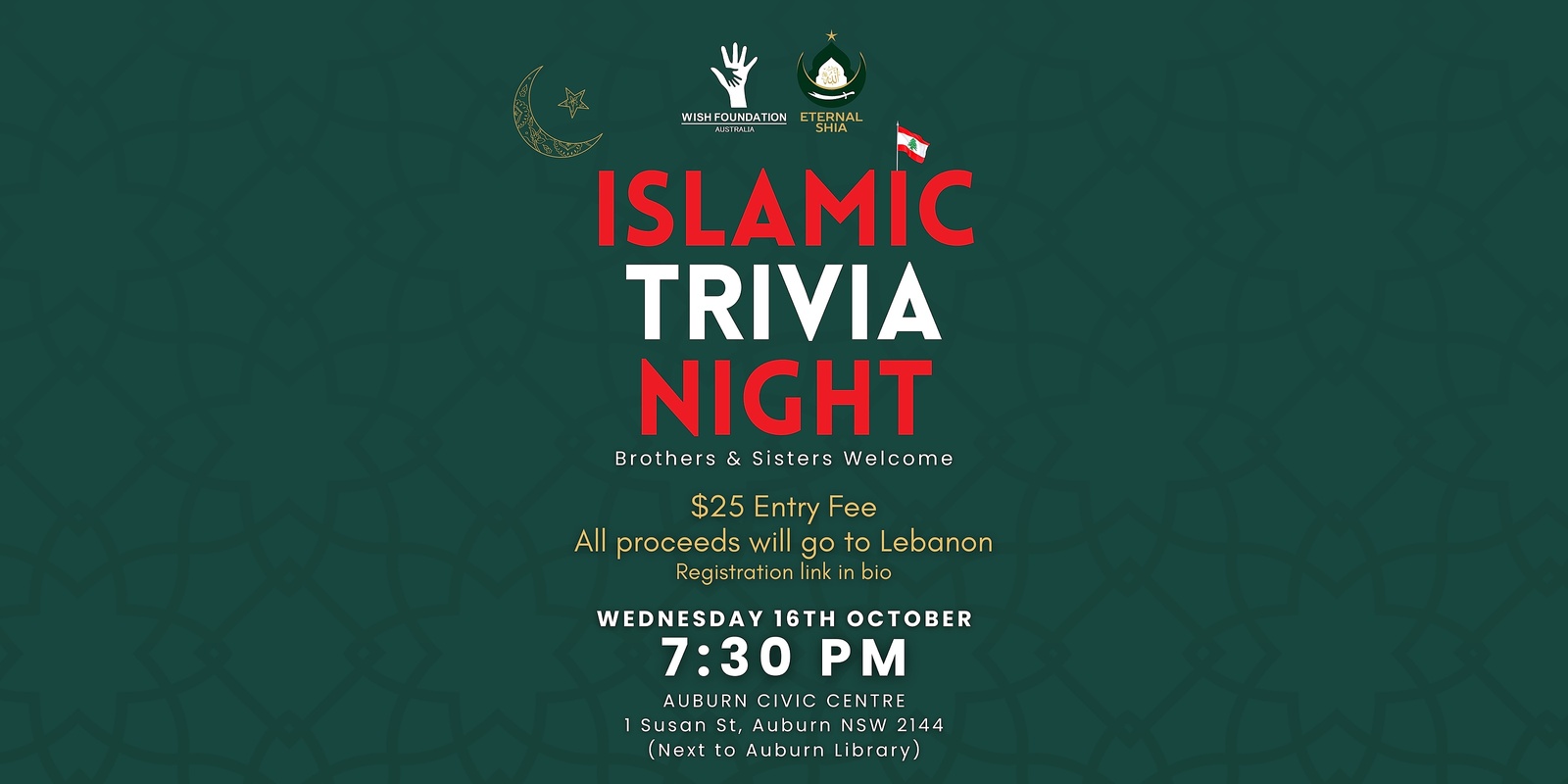 Banner image for EternalShia Islamic Trivia Night 