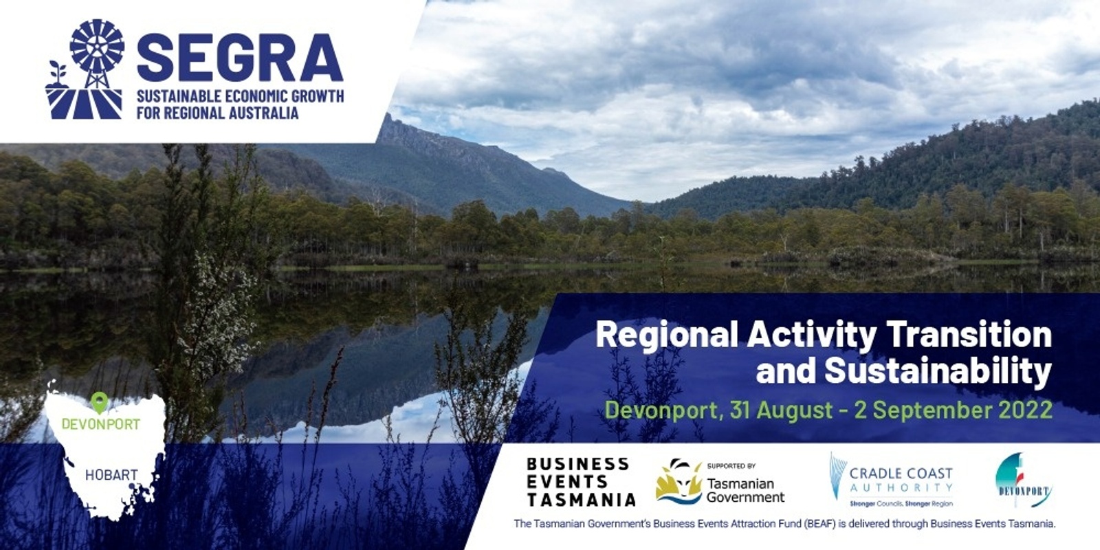 Banner image for Cradle Coast Authority SEGRA Conference 2022