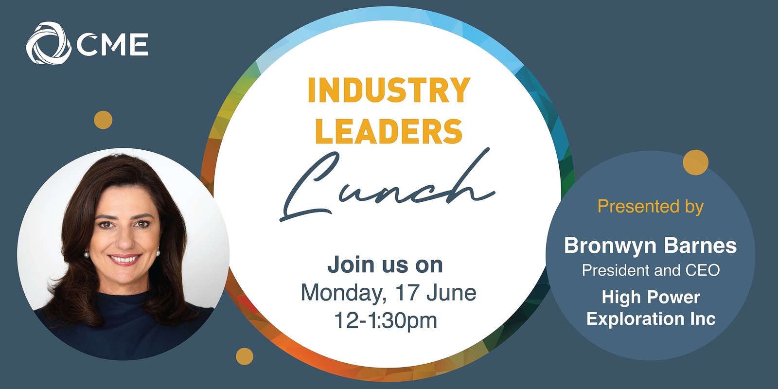 Banner image for CME Industry Leadership Lunch 2024