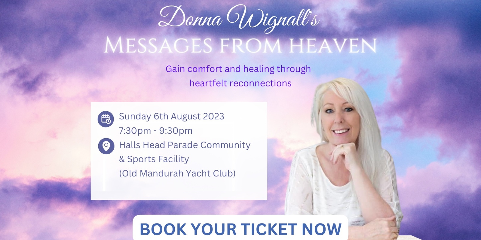 Banner image for Messages from Heaven presented by Donna Wignall - Mandurah