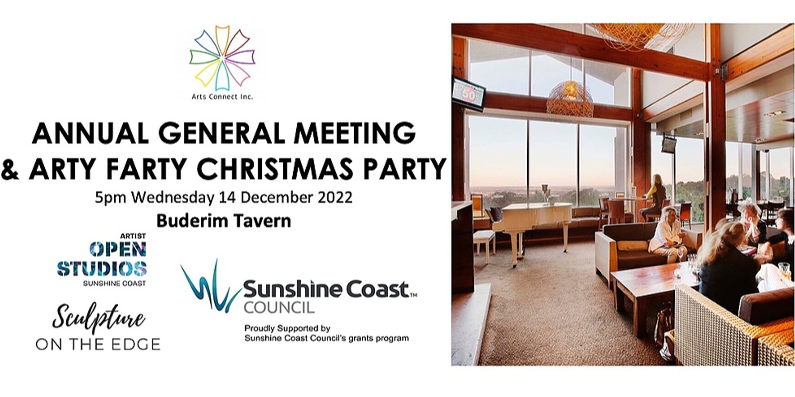 Banner image for Arts Connect Inc - AGM & Arty Farty Christmas Party