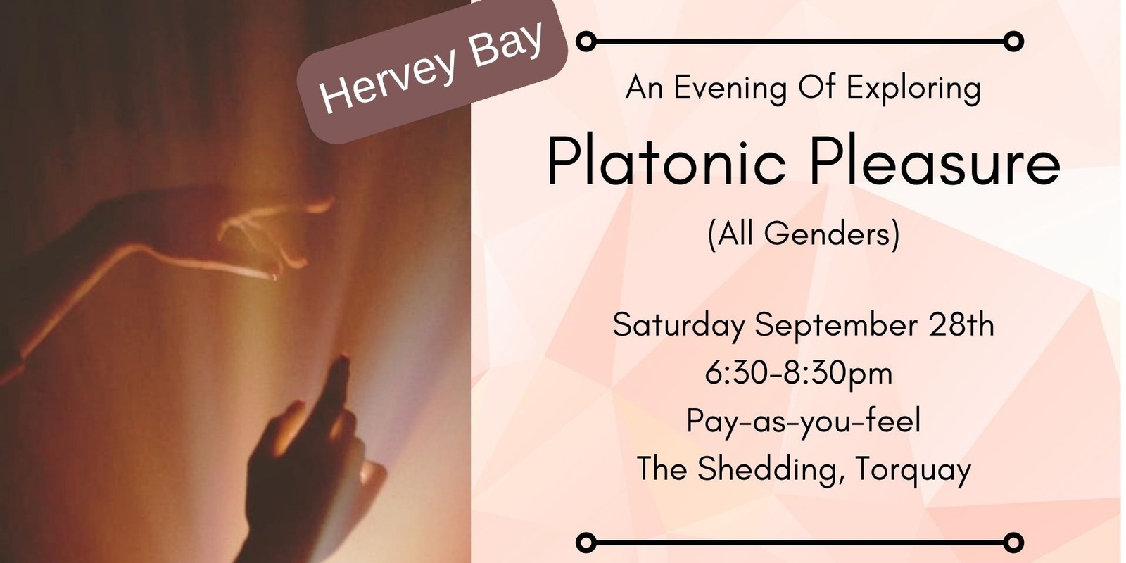 Banner image for Platonic Pleasure - An Exploration (All Genders) Hervey Bay 28th September '24