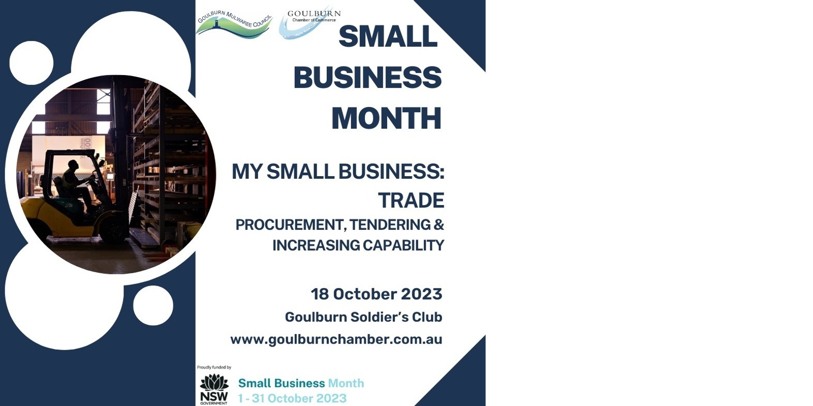 Banner image for Small Business Month: TRADE - Navigating Tendering and Procurement