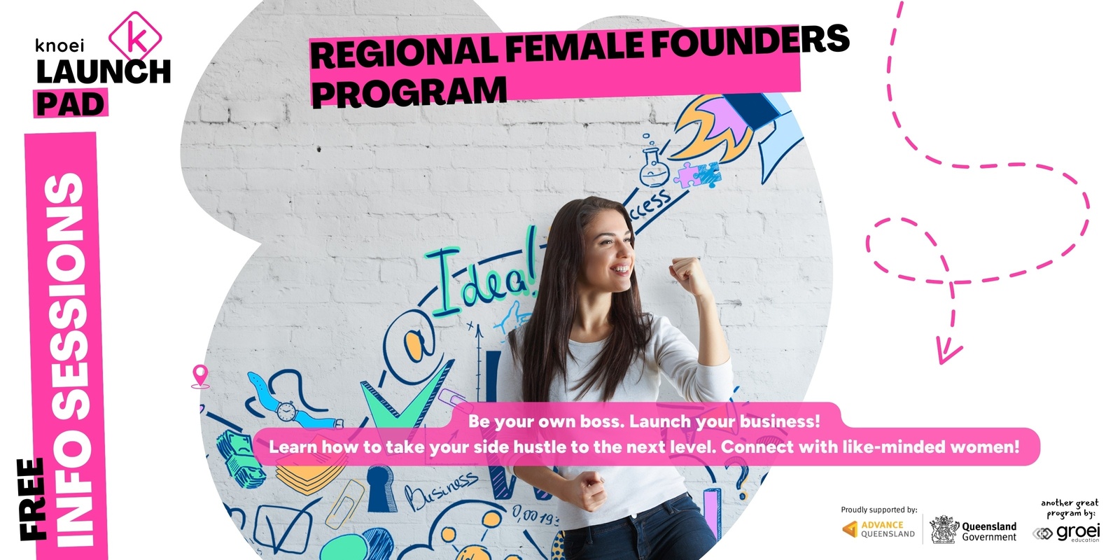 Banner image for Info session for an amazing funded regional female founders program