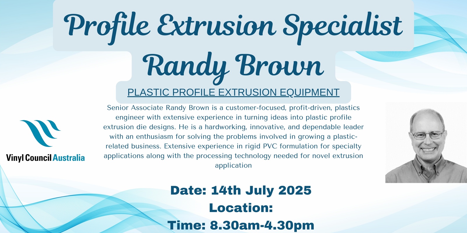 Banner image for 2025 Sydney PVC Extrusion Workshop 