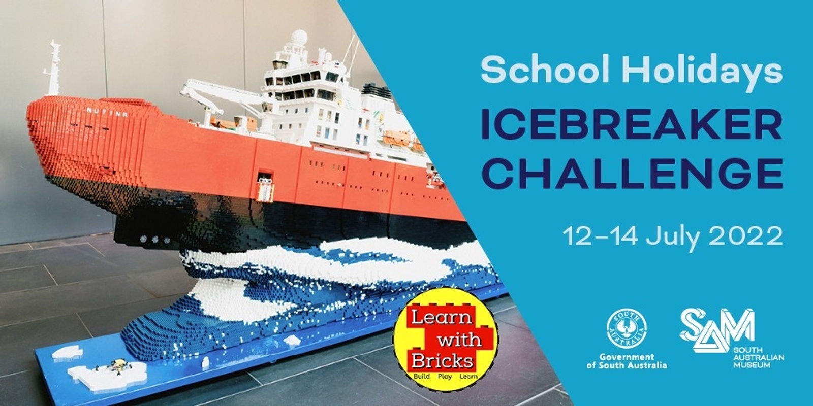 Banner image for *SOLD OUT* School Holidays LEGO IceBreaker Challenge at the SA Museum