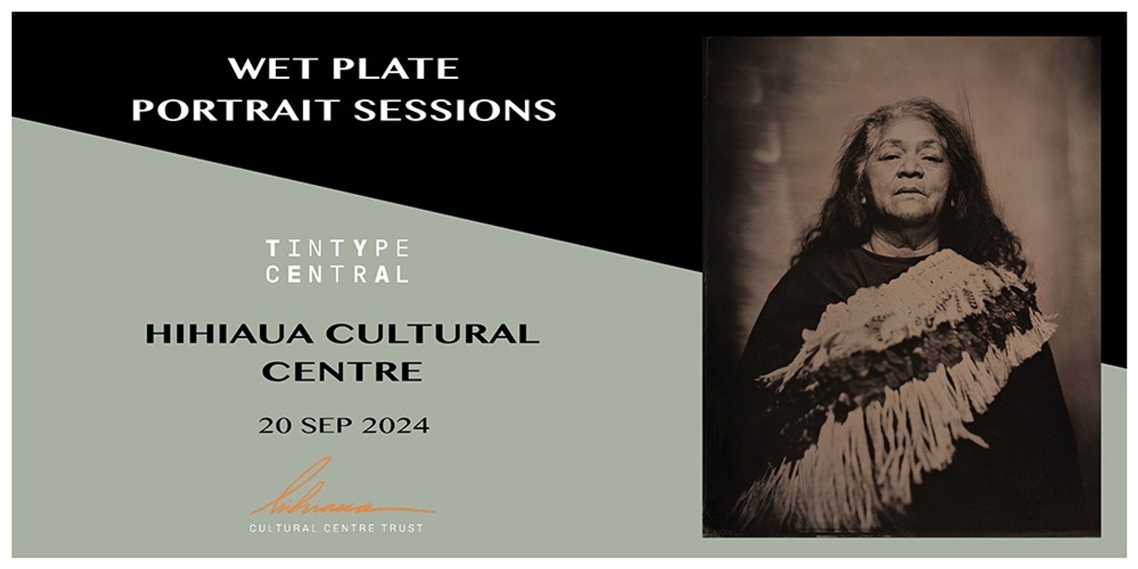 Banner image for Hihiaua Cultural Centre: Wet Plate Portrait Sessions