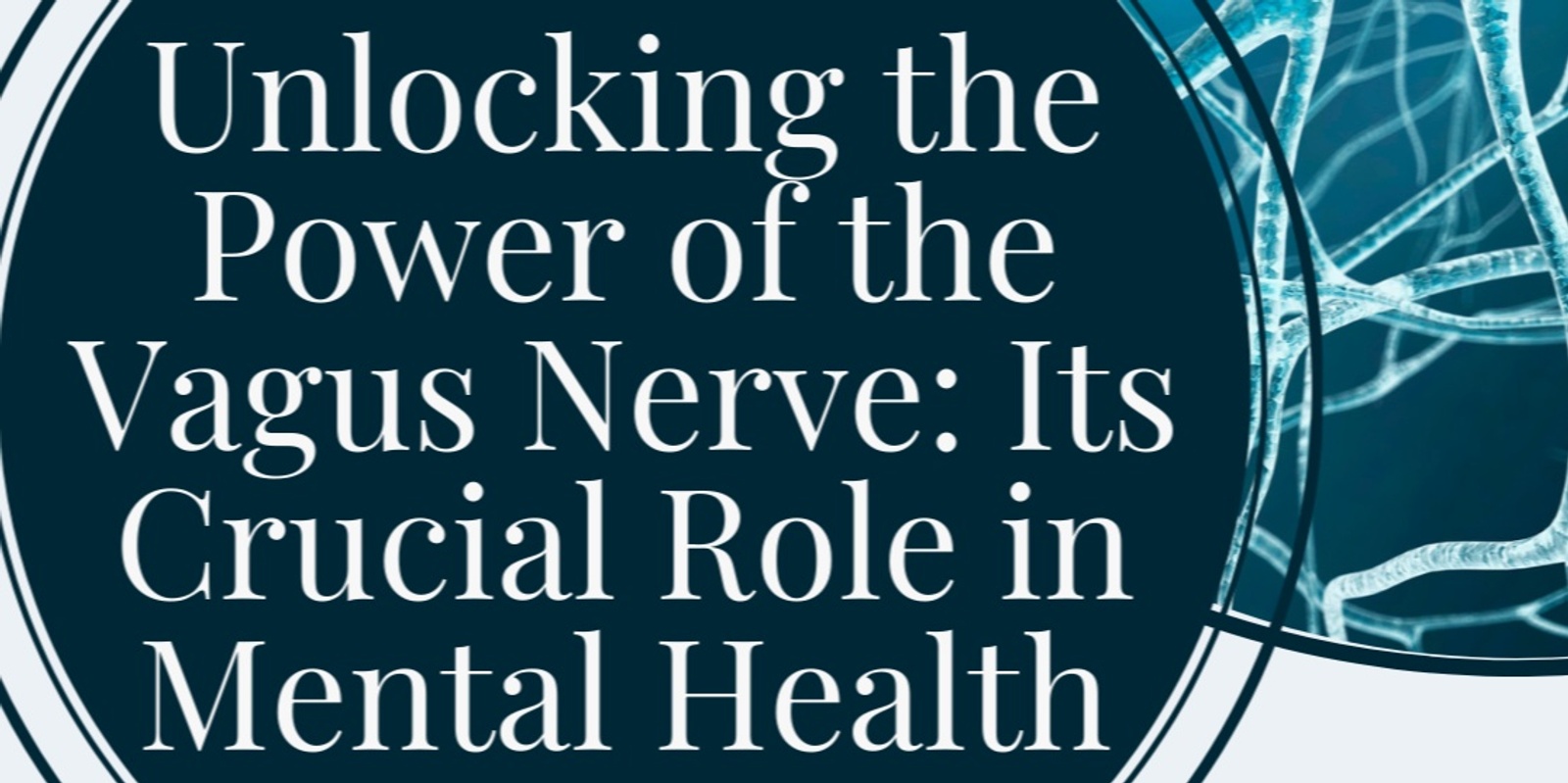 Banner image for Unlocking the Power of the Vagus Nerve: Its Crucial Role in Mental Health