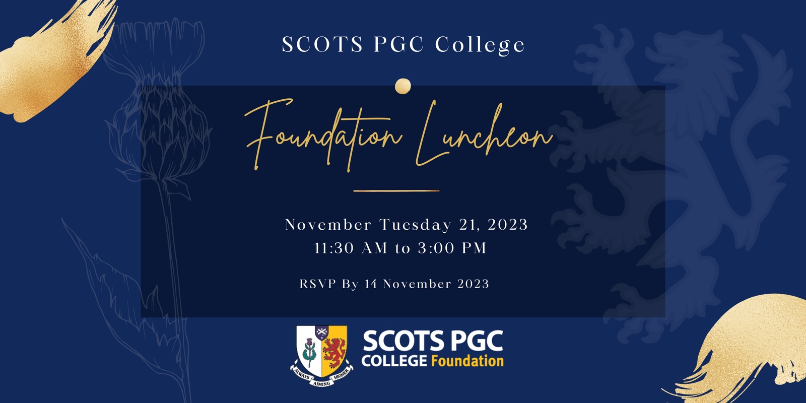 Banner image for SCOTS PGC College Foundation Luncheon