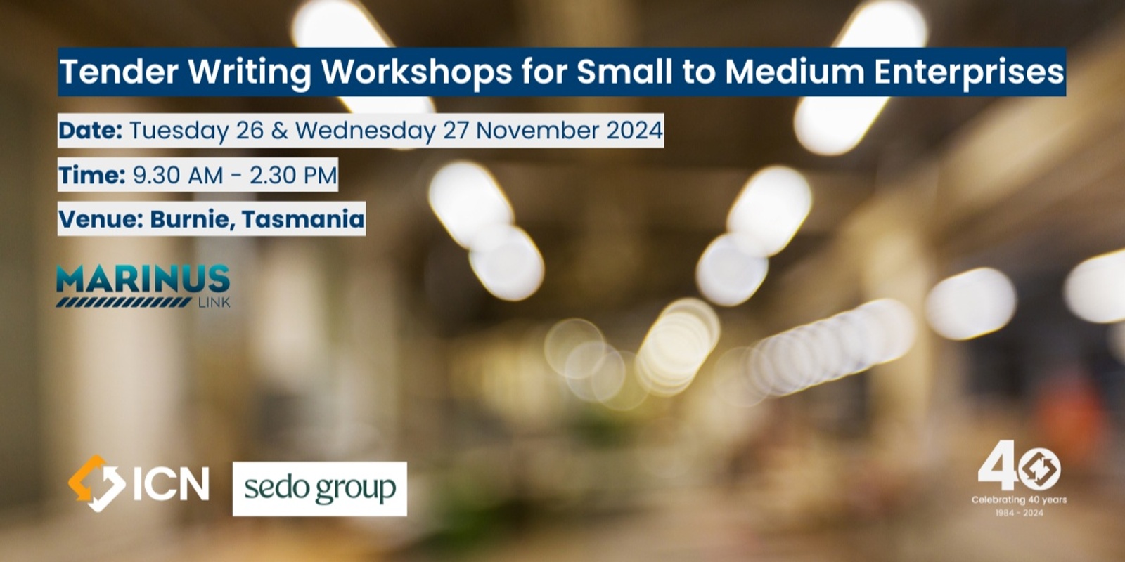 Banner image for Tender Writing Workshops for Small to Medium Enterprises