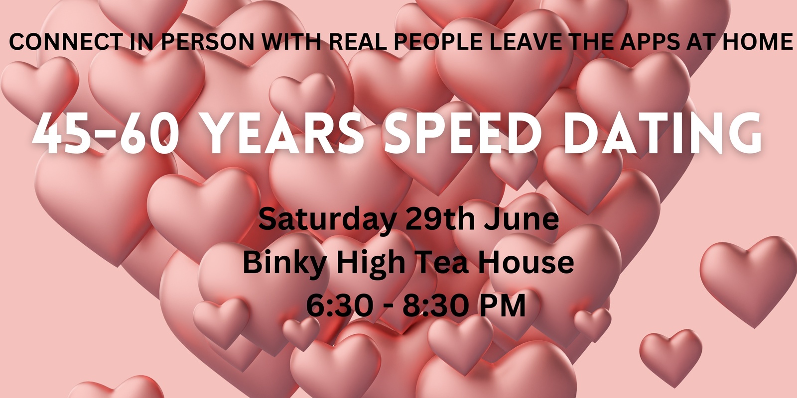 Banner image for 45-60 years Speed Dating 