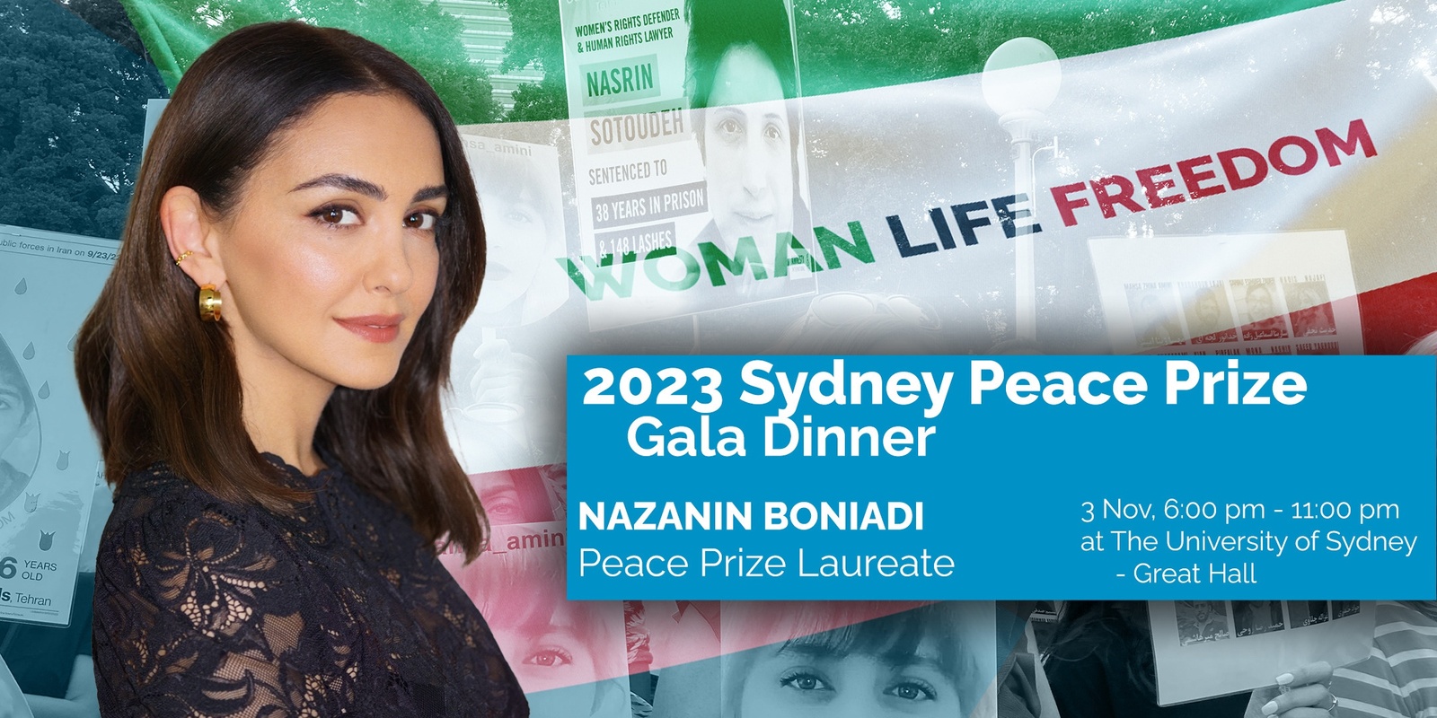 Banner image for 2023 Sydney Peace Prize Gala Dinner