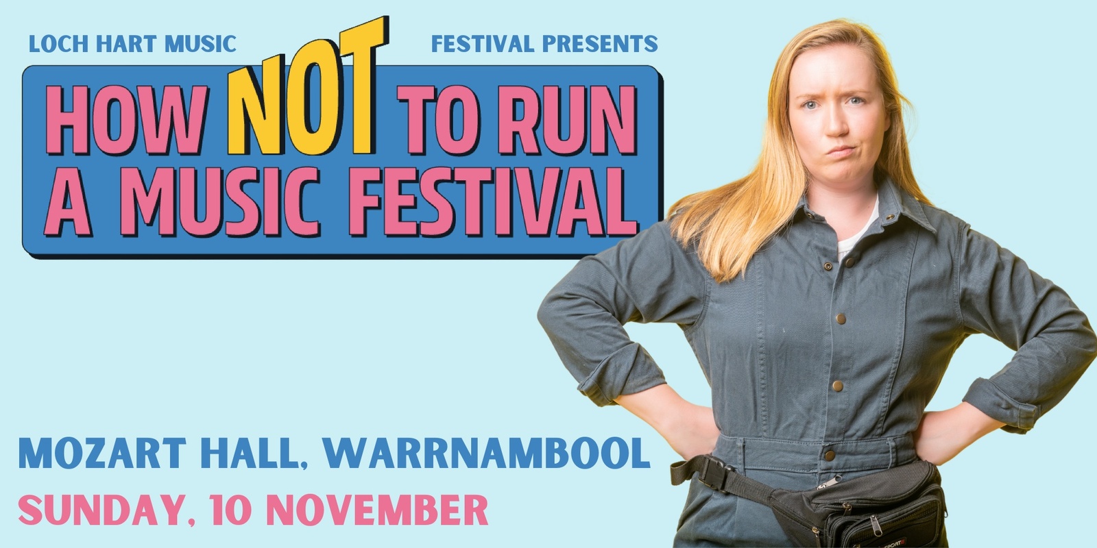 Banner image for Tess Birch in Warrnambool - How Not to Run a Music Festival