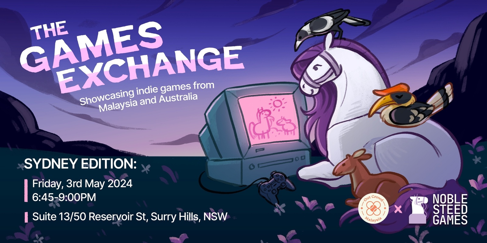 Banner image for The Games Exchange: Malaysian Indie Games Showcase
