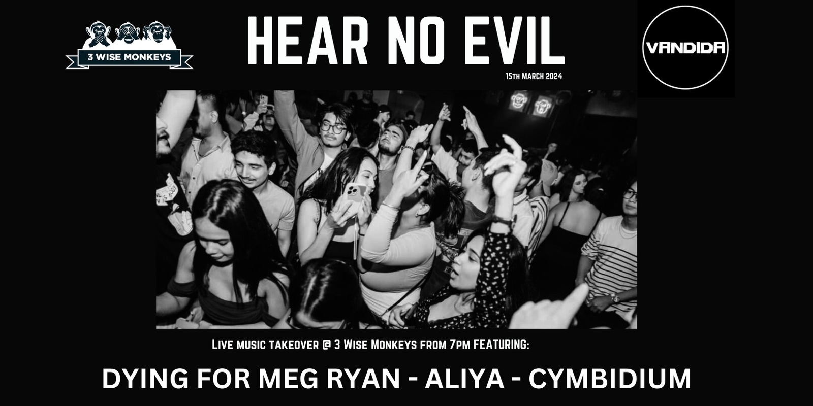 Banner image for HEAR NO EVIL feat. DFMR / ALIYA / Cymbidium
