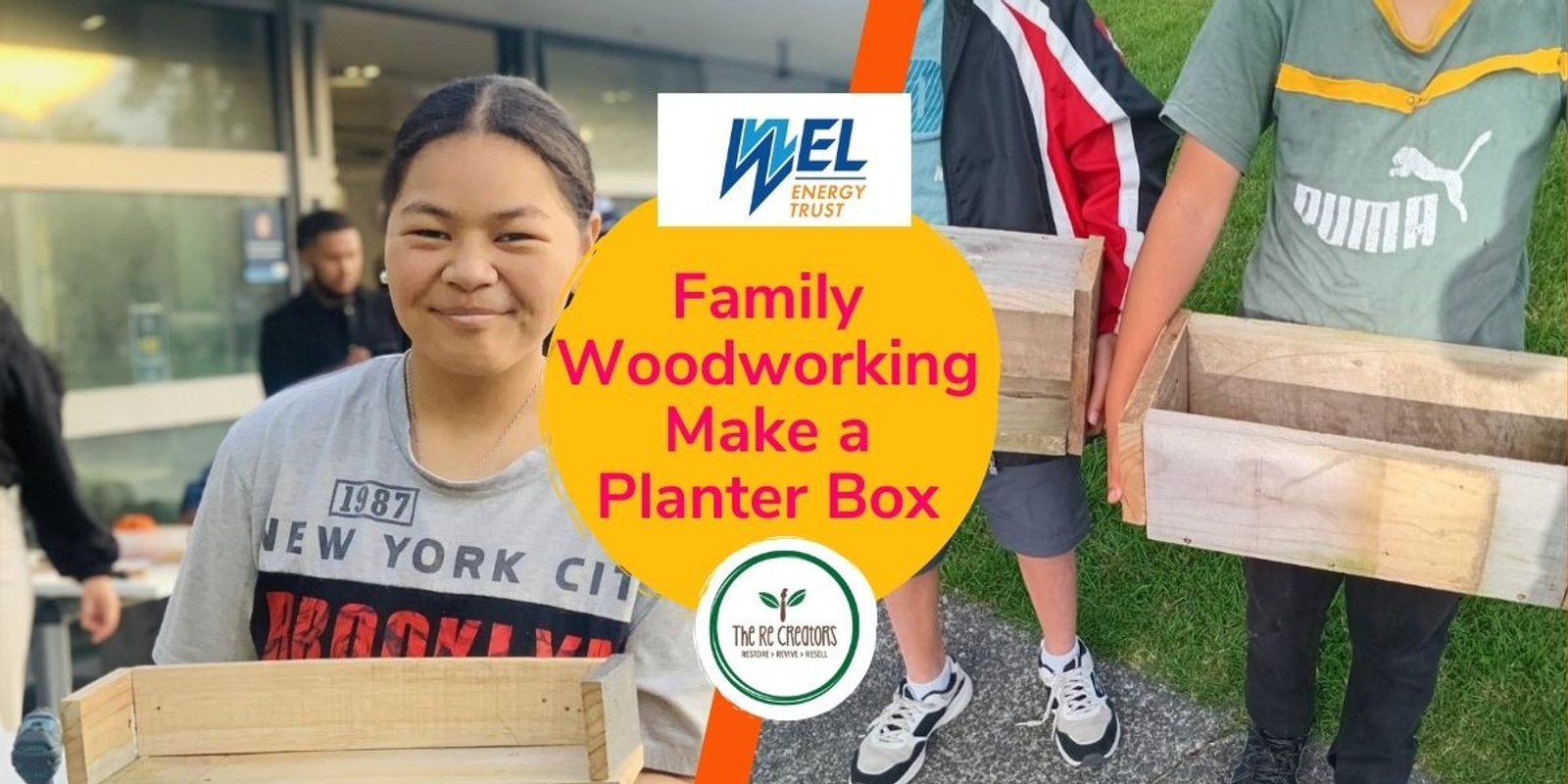Banner image for Family Woodworking: Make a Planter Box, Hive 11 Saturday 20 July 10.00am-1.00pm