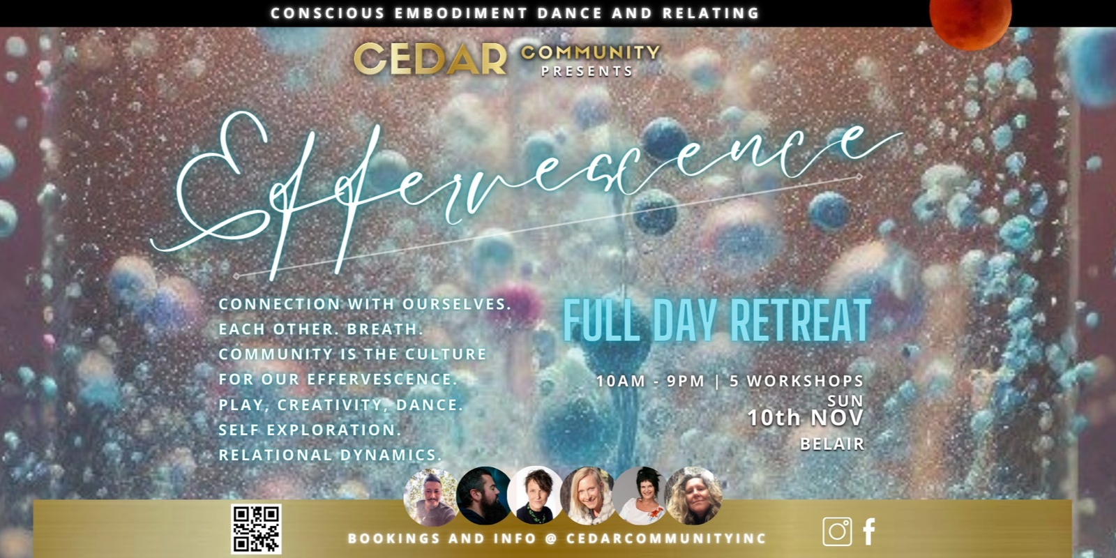 Banner image for Effervescence Full Day Retreat - 5 Workshops - Belair 10th Nov 2024