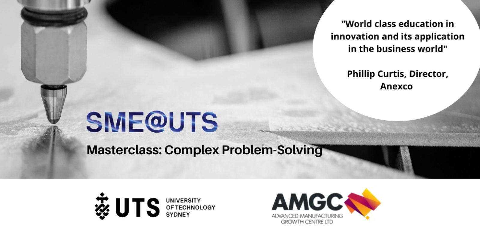 Banner image for UTS Masterclass: Complex Problem-Solving