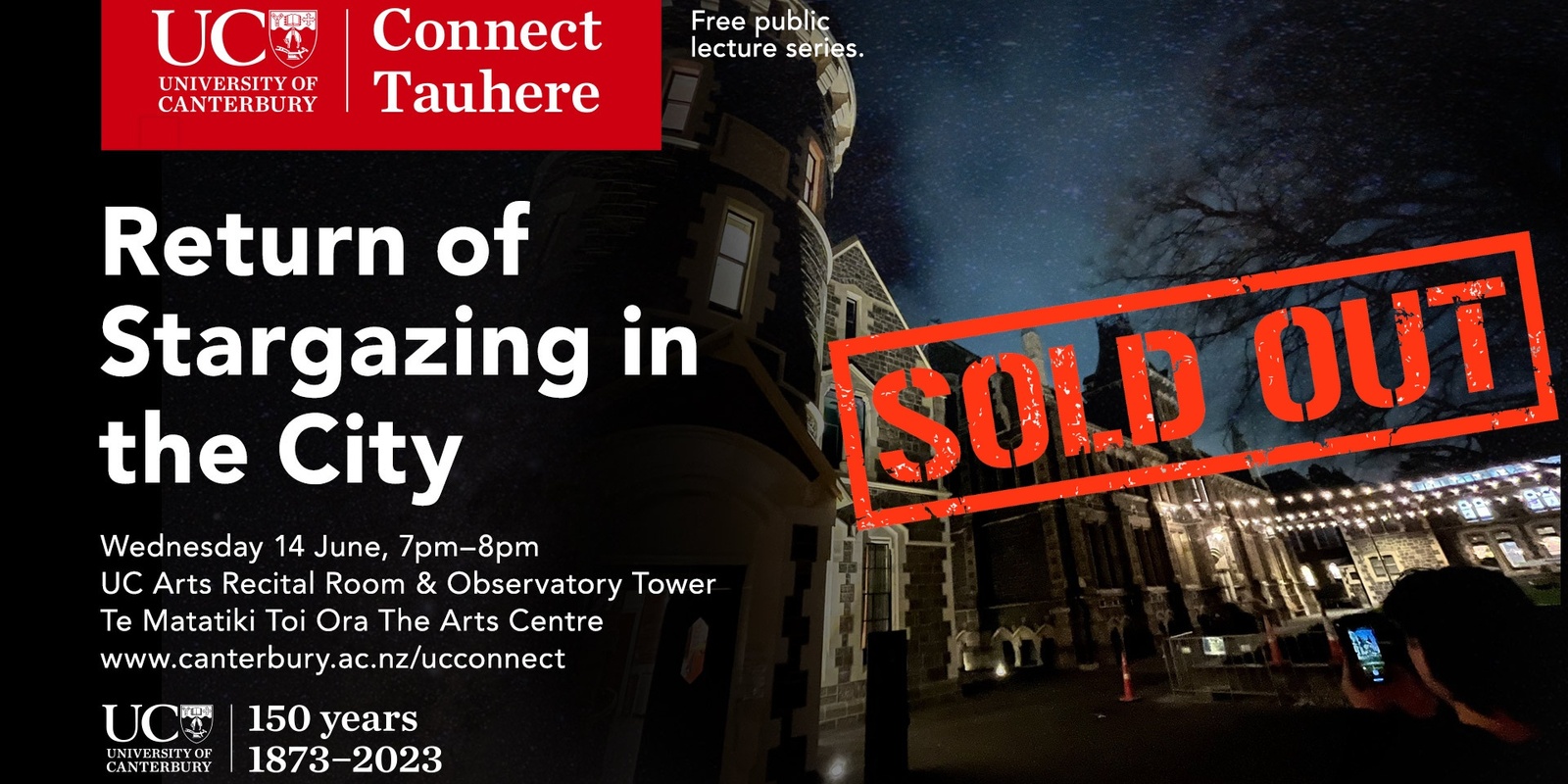 UC Connect: Return of Stargazing in the city [SOLD OUT]