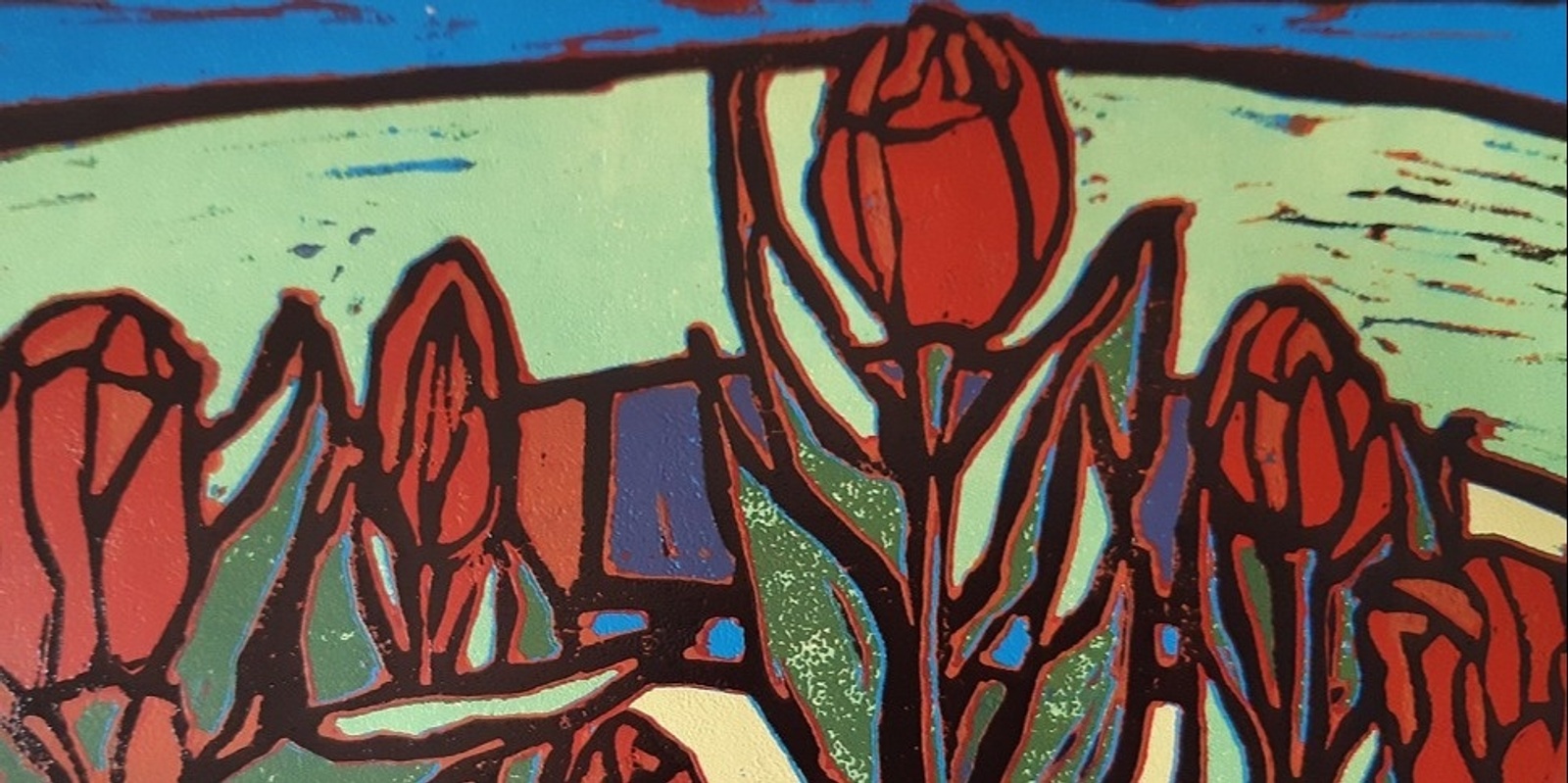 Banner image for Gardens of Colourful Connections: Multi-block lino printmaking Workshop