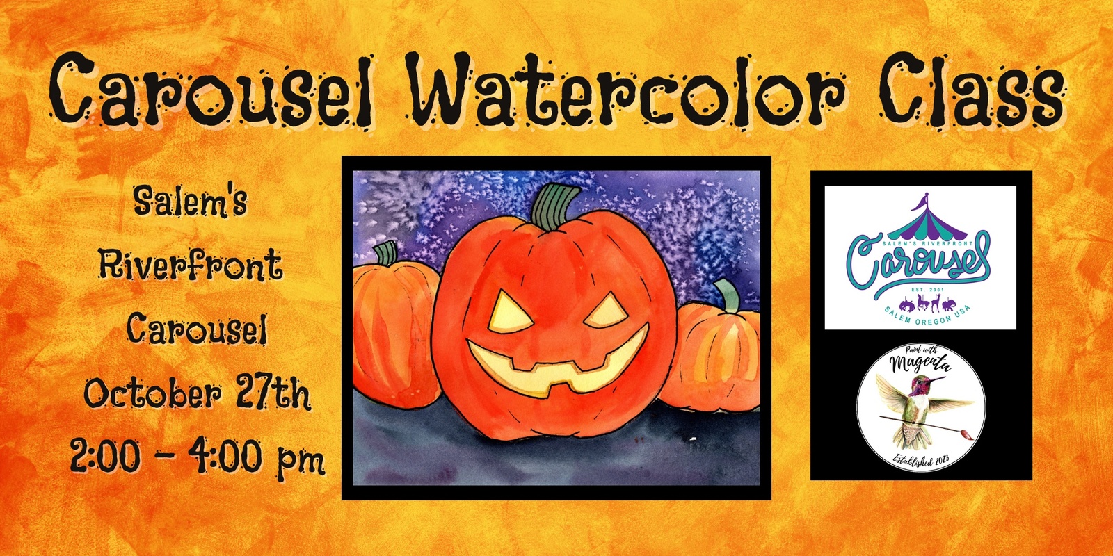 Banner image for Jack-O-Lantern Paint Class