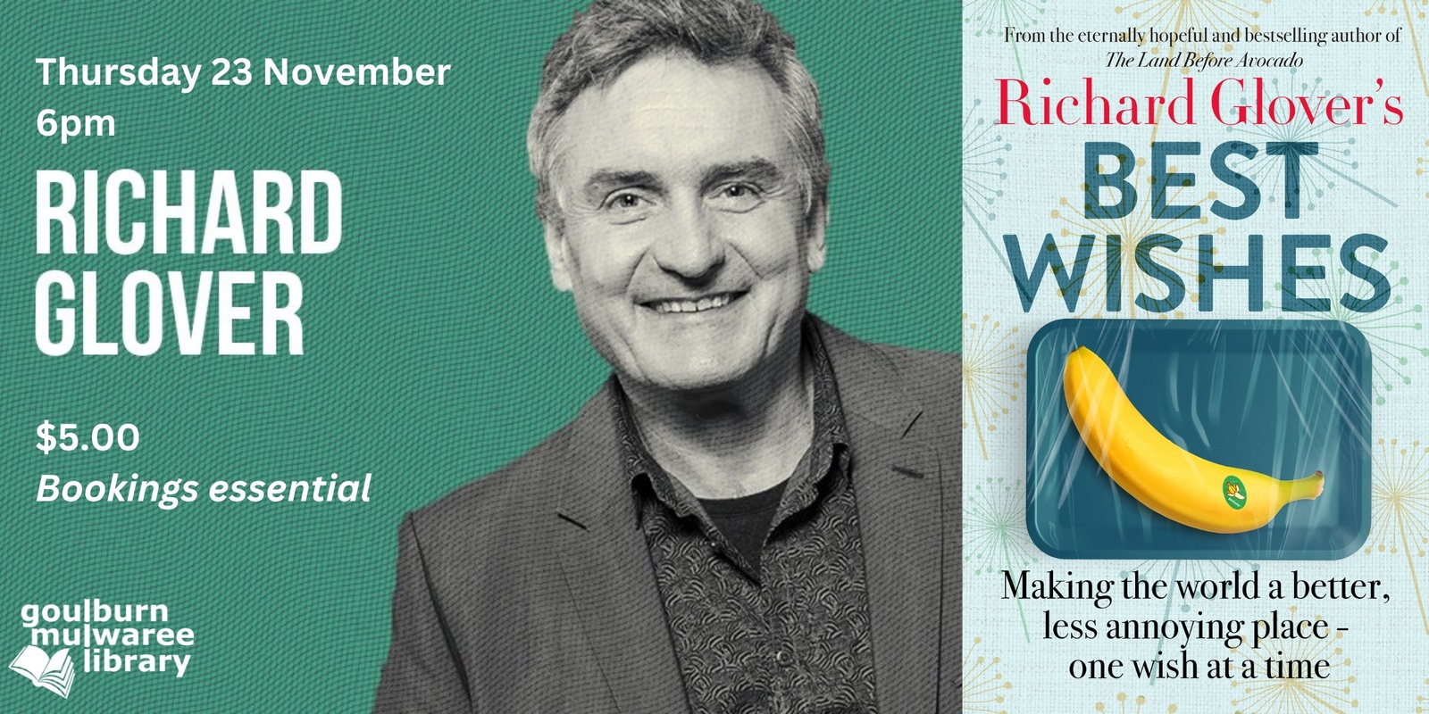 Banner image for Richard Glover author talk