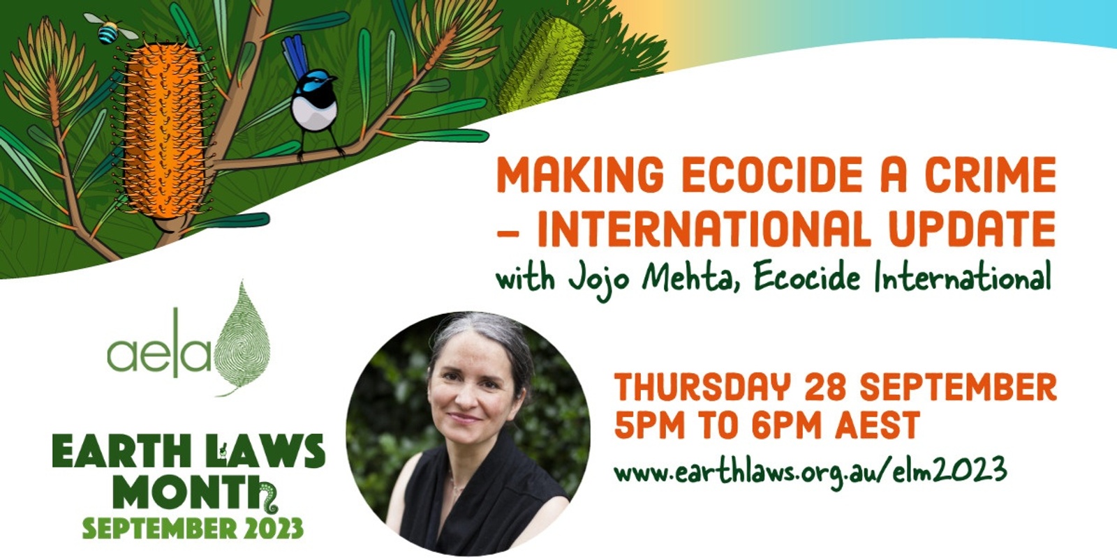 Banner image for Making ecocide a crime - international update with Jojo Mehta, Ecocide International