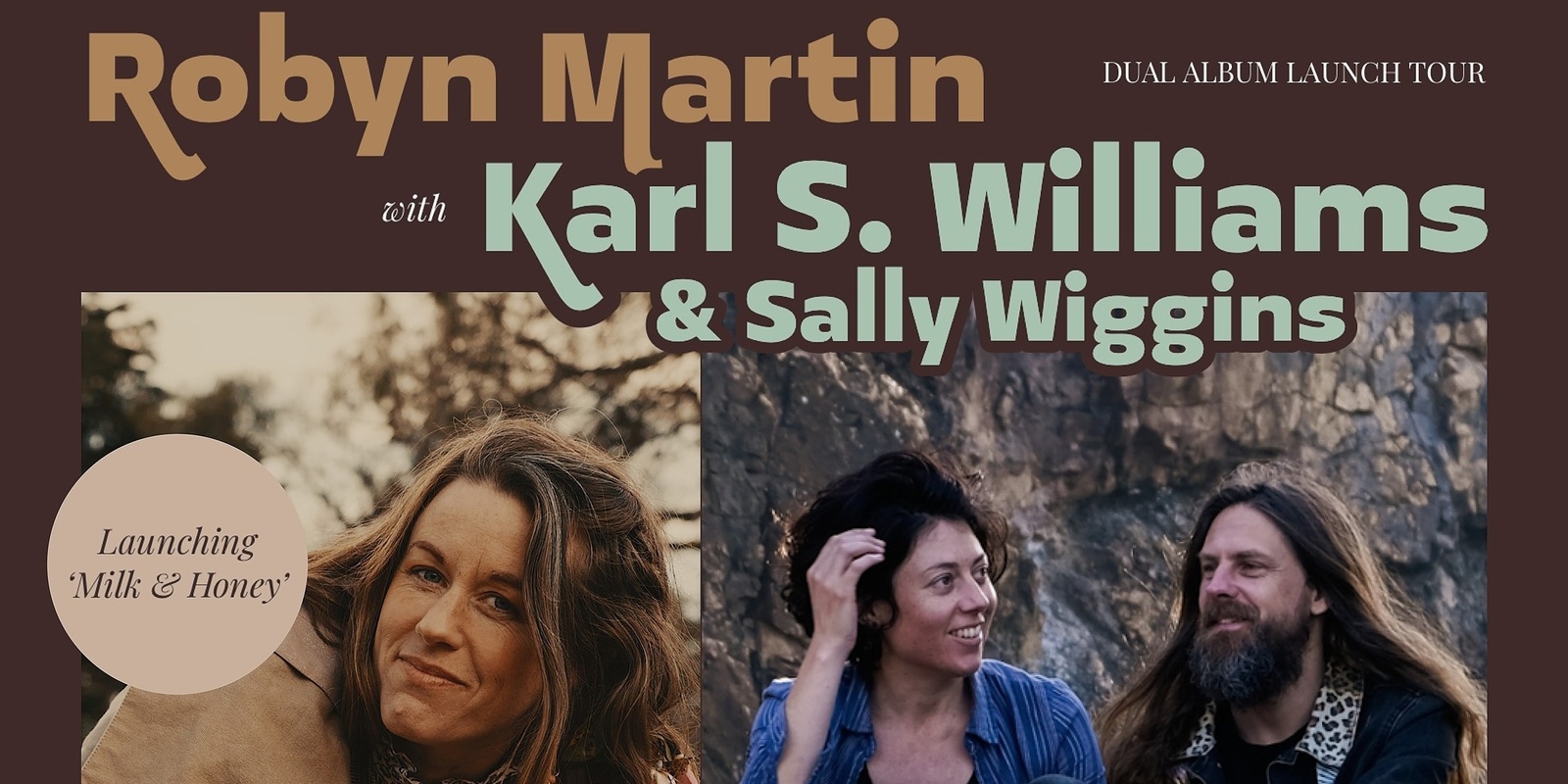 Banner image for Robyn Martin & Karl S Williams with Sally Wiggins at Soundcity