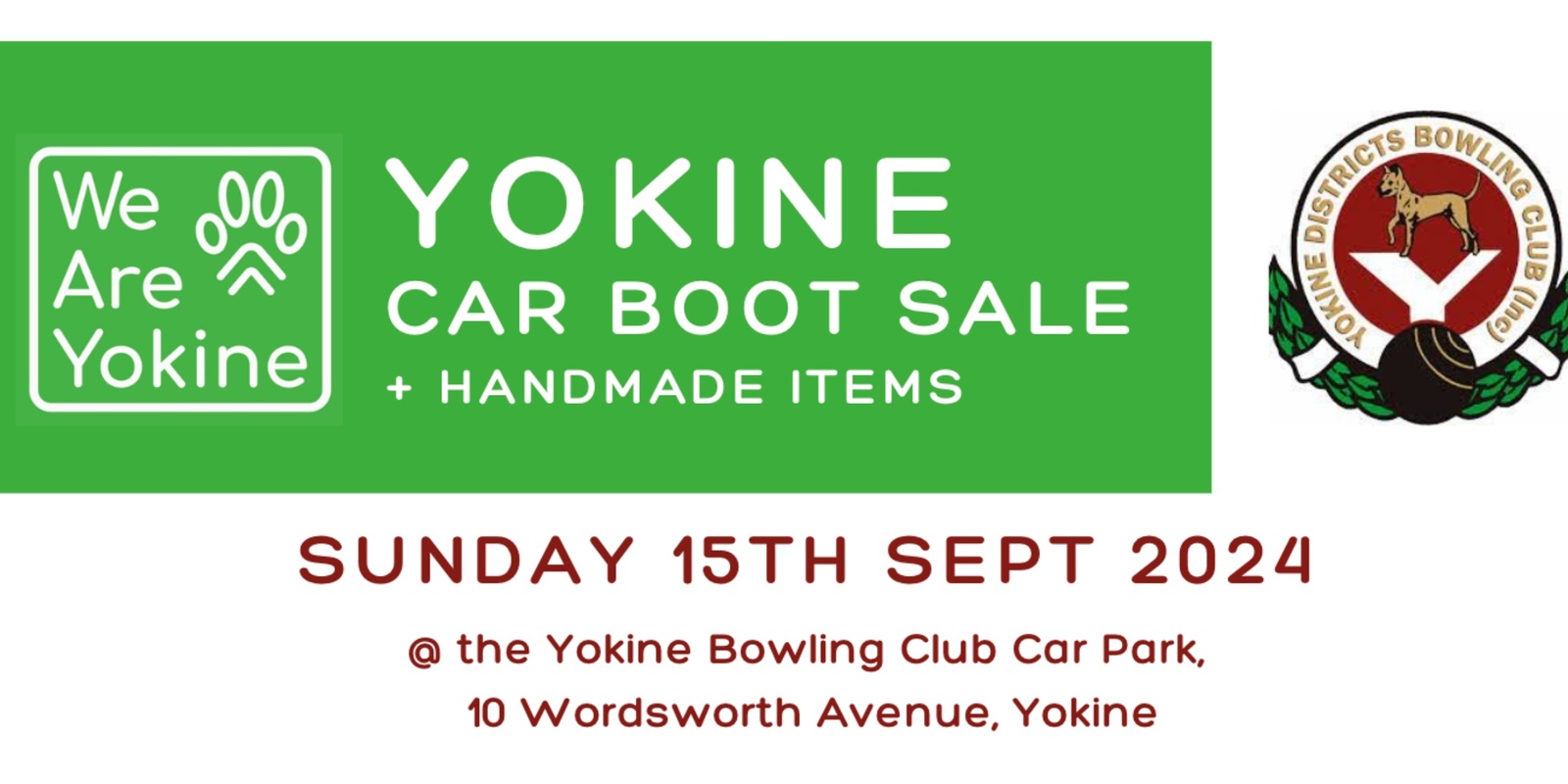 Banner image for 2024 Sept - Yokine Car Boot Sale  - Seller Registration