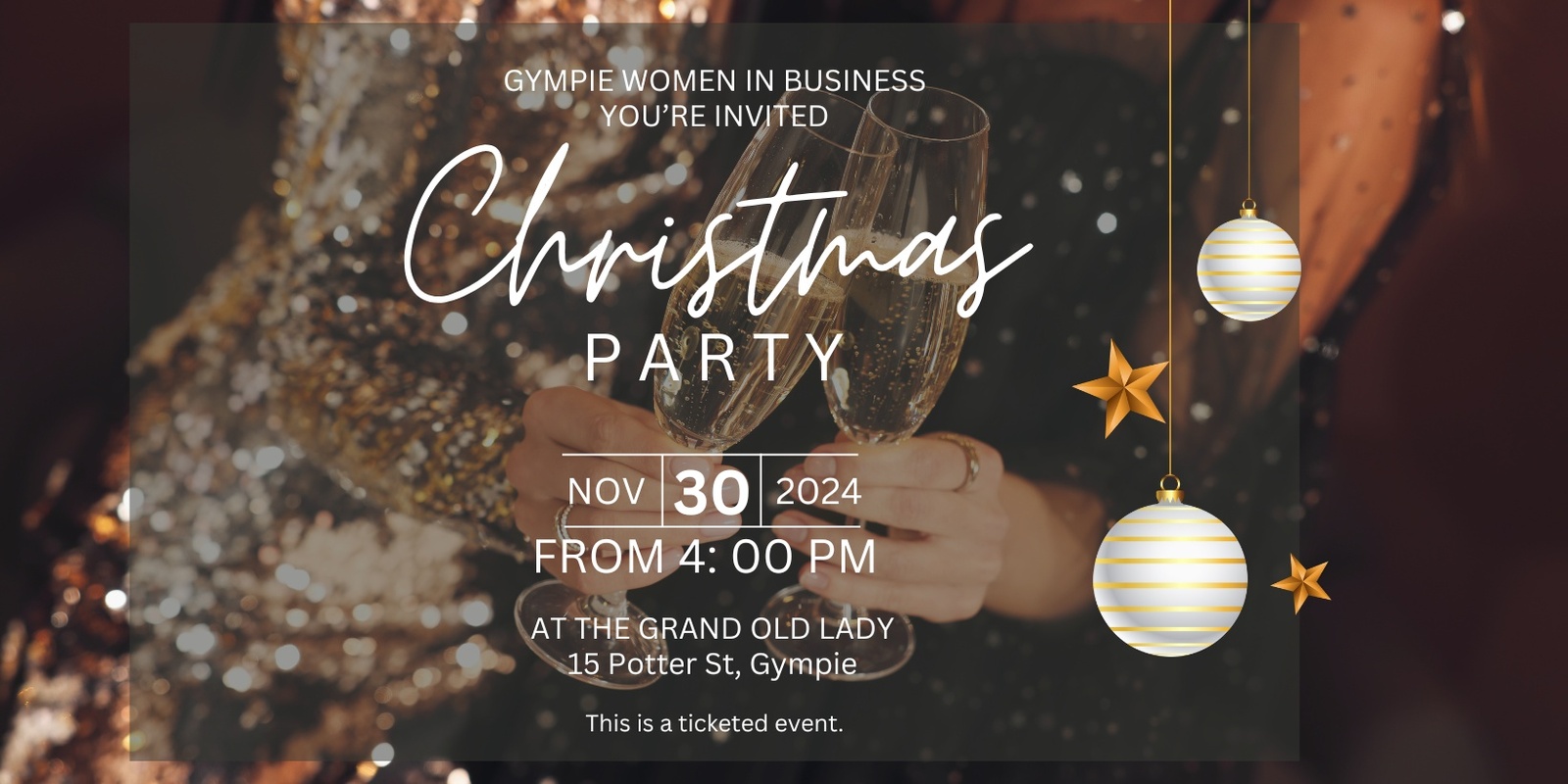 Banner image for Gympie Women in Business Christmas Party