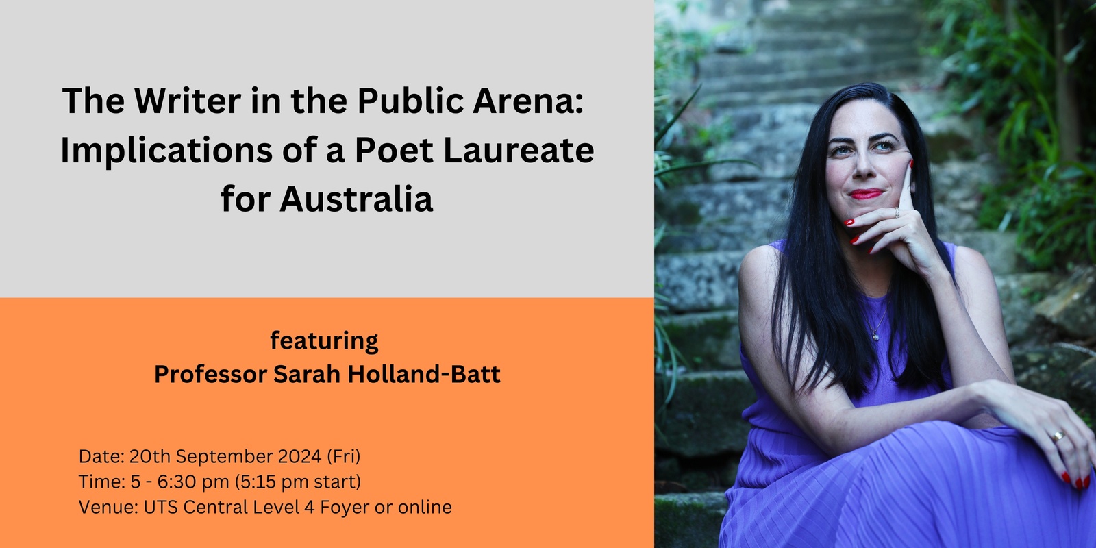 Banner image for The Writer in the Public Arena: Implications of a Poet Laureate for Australia