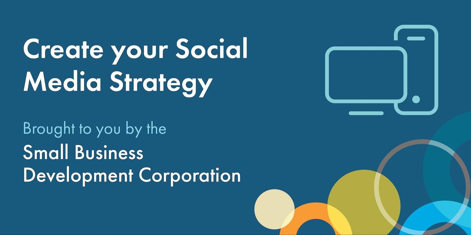 Banner image for Create your Social Media Strategy