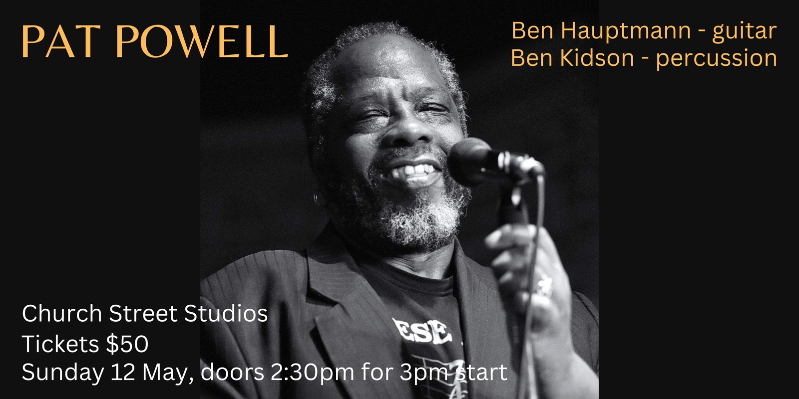 Banner image for Pat Powell - an afternoon of jazz and soul with a difference