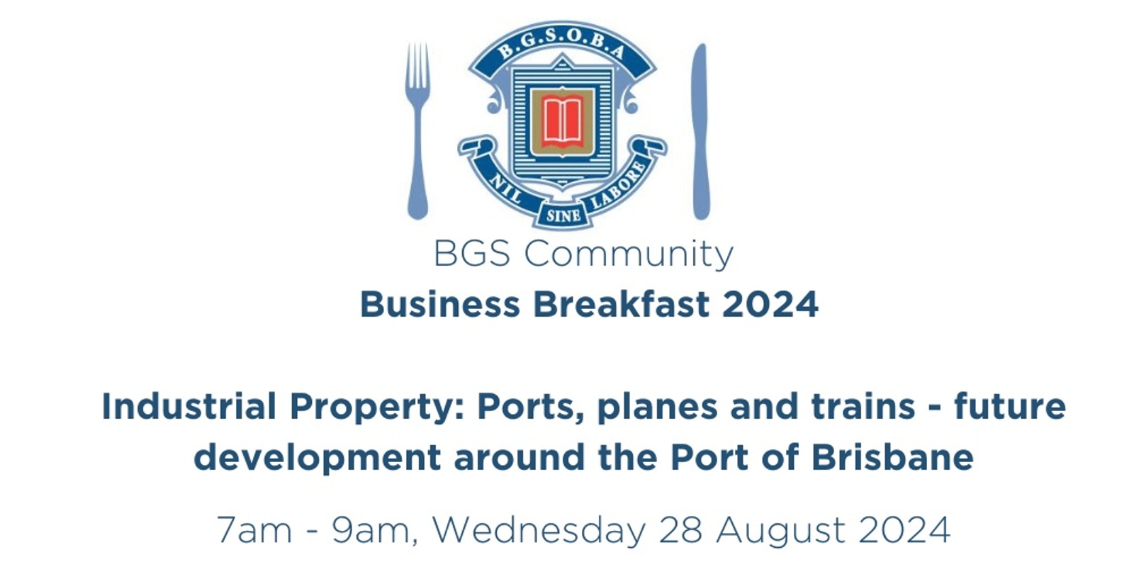 Banner image for BGS Business Breakfast - Industrial Property
