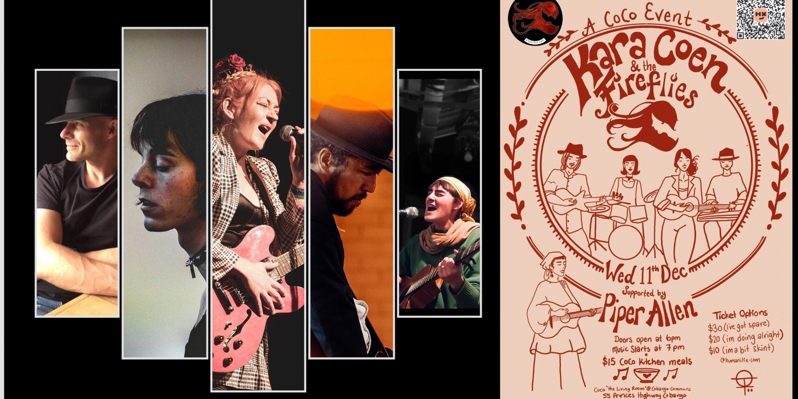 Banner image for Kara Coen & The FireFlies @ CoCo