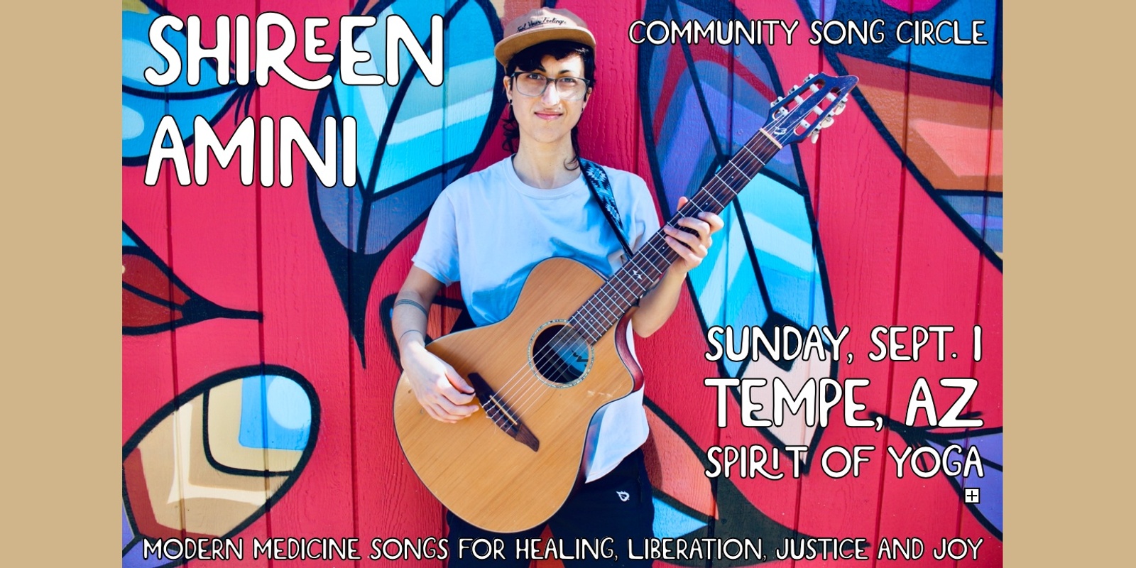 Banner image for Shireen Amini: Community Song Circle @ Tempe, AZ
