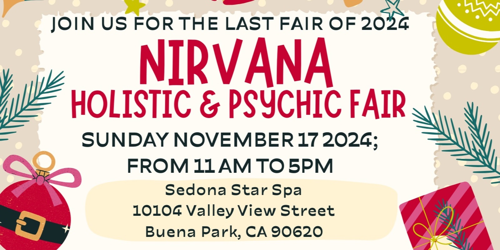 Banner image for Nirvana Holistic Fair