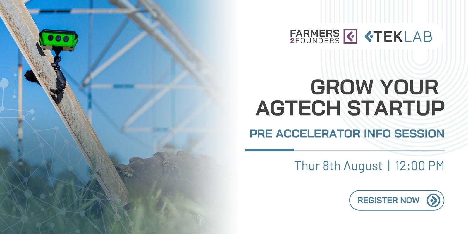 Banner image for Grow your Agtech Startup: Pre Accelerator Info Session