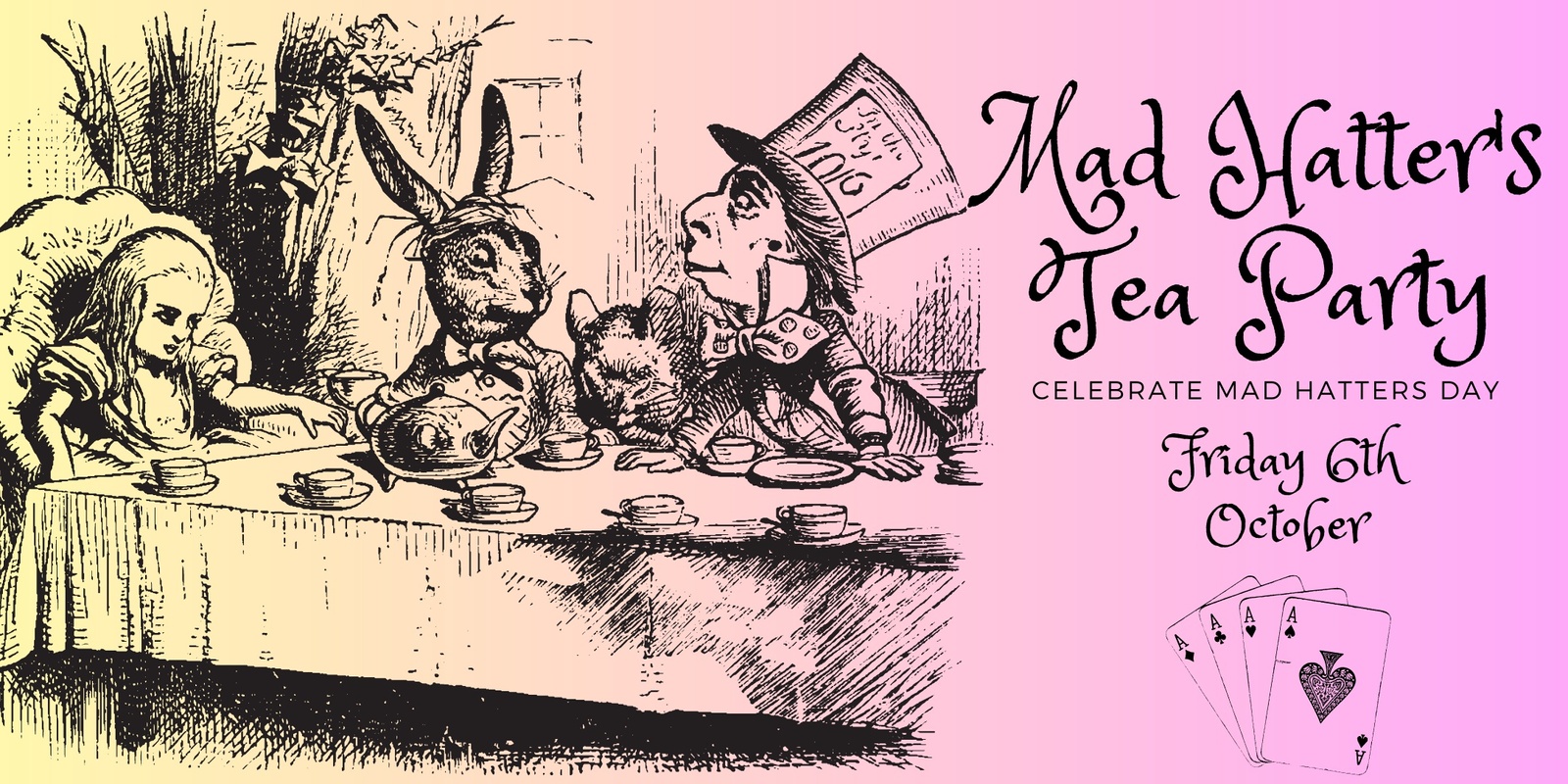 Banner image for Mad Hatter's Tea Party